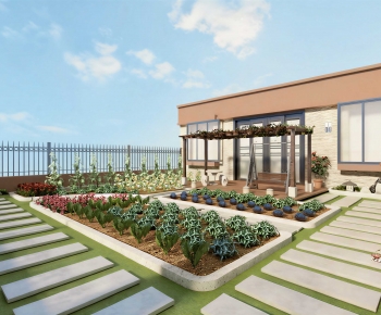 Modern Courtyard/landscape-ID:318429952