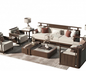 New Chinese Style Sofa Combination-ID:362344982
