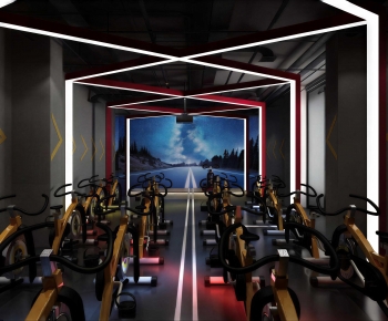 Industrial Style Gym-ID:797998919