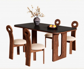 Modern Dining Table And Chairs-ID:495145084