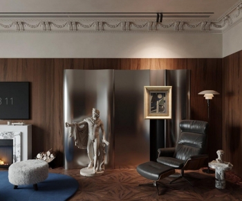 French Style A Living Room-ID:974901915