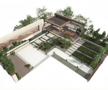 New Chinese Style Courtyard/landscape-ID:810019975