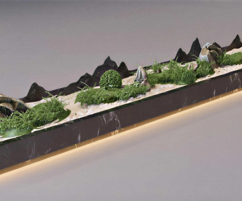 New Chinese Style Plant Landscaping-ID:382890948