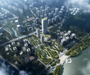 Modern Architectural Bird's-eye View Planning-ID:361272106