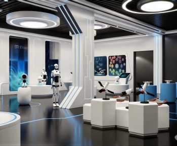 Modern Exhibition Hall-ID:795654062
