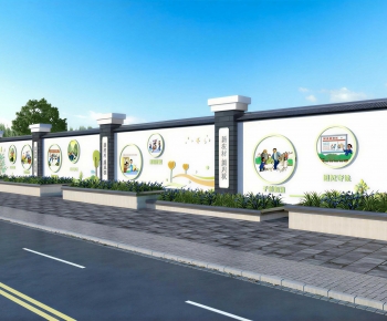 New Chinese Style Landscape Wall-ID:705082892