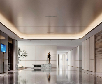 Modern Office Reception Desk-ID:804514885