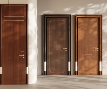 New Chinese Style Single Door-ID:906440026