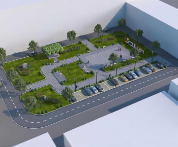 Modern Architectural Bird's-eye View Planning-ID:472387083