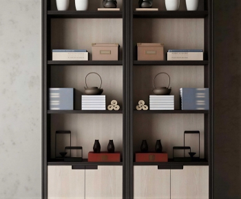 New Chinese Style Decorative Cabinet-ID:650279557