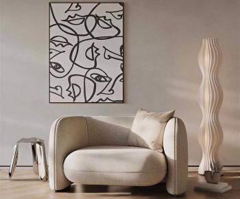 Modern Single Sofa-ID:749469046
