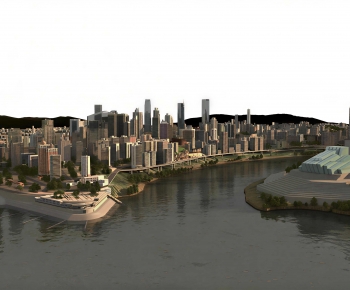 Modern Architectural Bird's-eye View Planning-ID:368278036