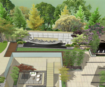New Chinese Style Courtyard/landscape-ID:546143056