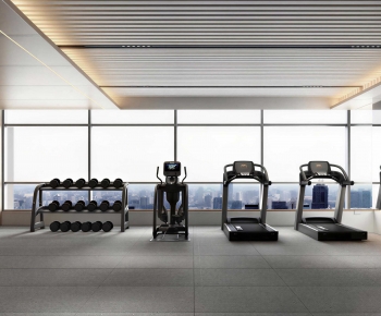 Modern Home Fitness Room-ID:977114925
