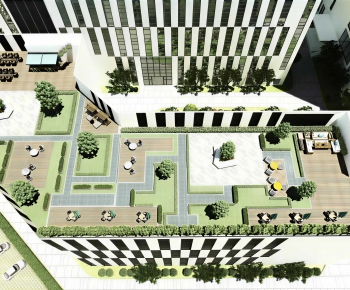 Modern Park Landscape-ID:294238095