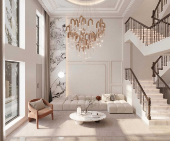 French Style A Living Room-ID:183542975
