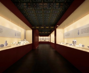 New Chinese Style Exhibition Hall-ID:111294031