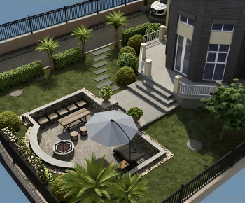 Modern Courtyard/landscape-ID:287609108