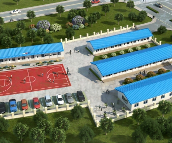 Modern Architectural Bird's-eye View Planning-ID:106599369