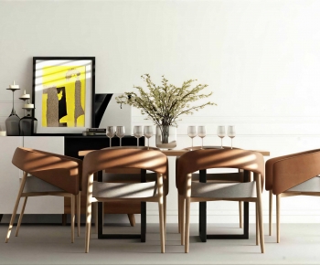 Modern Dining Table And Chairs-ID:906035906