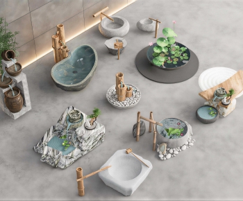 New Chinese Style Garden-ID:791564948