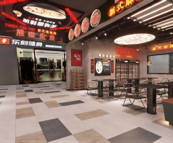 Industrial Style Hot Pot Restaurant-ID:401890041