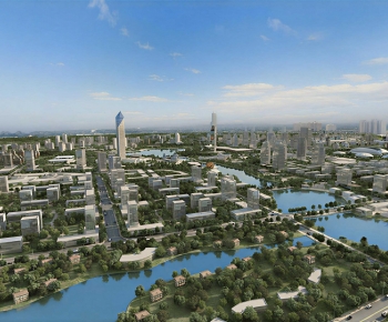 Modern Architectural Bird's-eye View Planning-ID:963634977