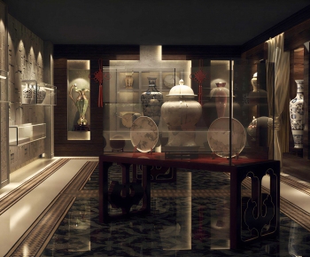 New Chinese Style Exhibition Hall-ID:846374039