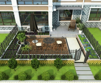 Modern Courtyard/landscape-ID:333252912