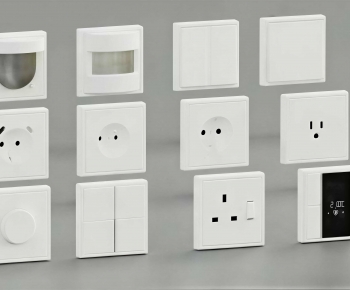 Modern Switch Socket Panel-ID:598920111