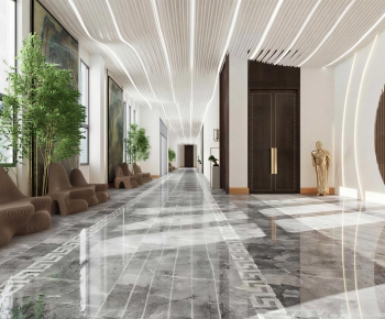 New Chinese Style Corridor-ID:611330997