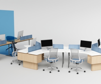 Modern Office Desk And Chair-ID:228203066