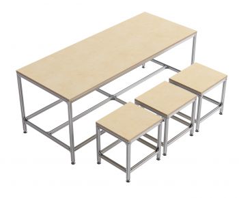 Modern Dining Table And Chairs-ID:705998905
