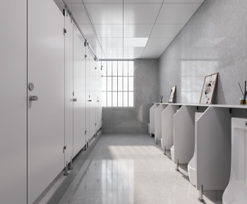 Modern Public Toilet-ID:688127049