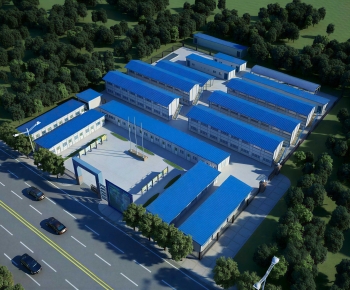 Modern Architectural Bird's-eye View Planning-ID:167231089