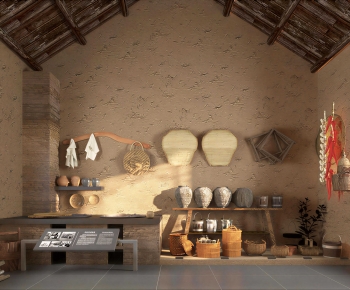 Modern Exhibition Hall-ID:555799961