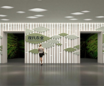Modern Exhibition Hall-ID:887727028