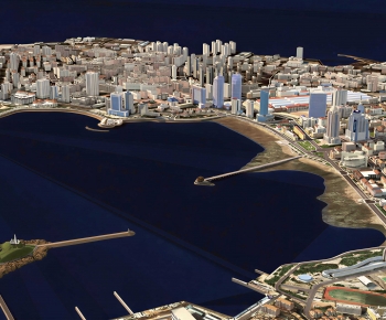 Modern Architectural Bird's-eye View Planning-ID:608555089
