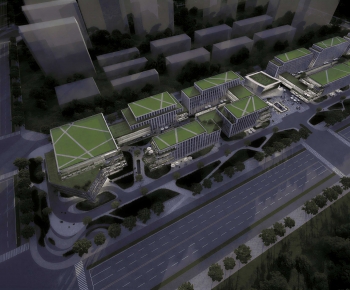 Modern Architectural Bird's-eye View Planning-ID:994544982