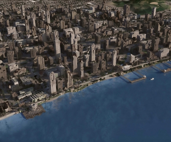 Modern Architectural Bird's-eye View Planning-ID:387248996