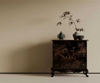 New Chinese Style Decorative Cabinet-ID:266397959