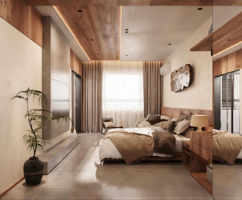 Wabi-sabi Style Guest Room-ID:375802998