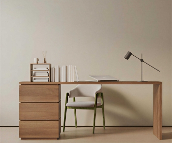 Modern Computer Desk And Chair-ID:725265988