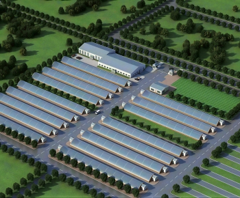 Modern Architectural Bird's-eye View Planning-ID:632334952