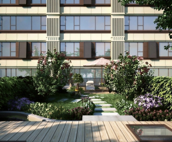 New Chinese Style Courtyard/landscape-ID:923234949