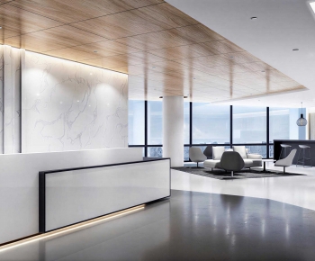 Modern Office Reception Desk-ID:516452073