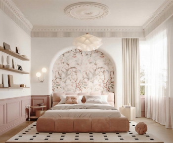 French Style Bedroom-ID:628715998