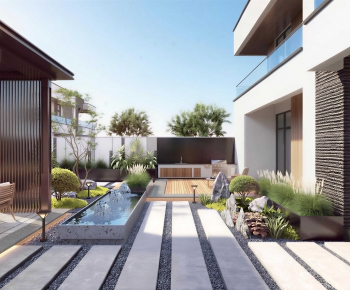 Modern Courtyard/landscape-ID:637456892