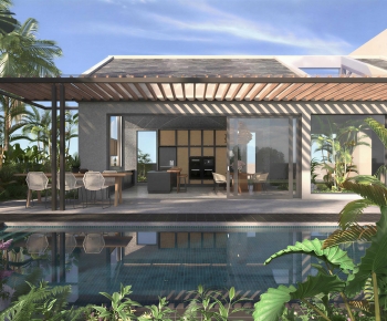 New Chinese Style Courtyard/landscape-ID:889827019