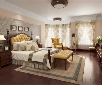 American Style Bedroom-ID:689836032